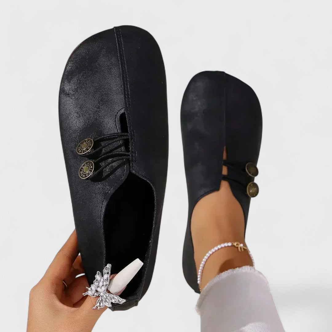 Lydia | Suède Orthopedische Loafers