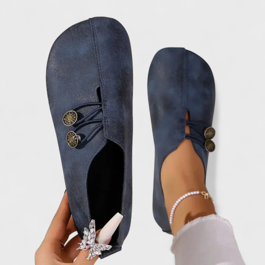 Lydia | Suède Orthopedische Loafers