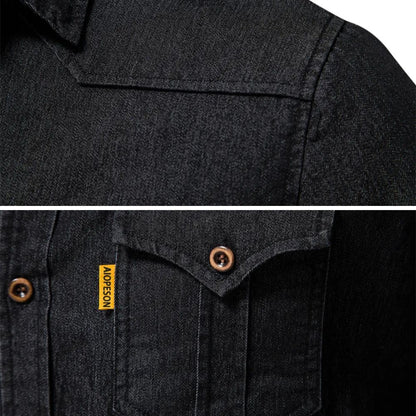 JIM - KATOENEN DENIM SHIRT