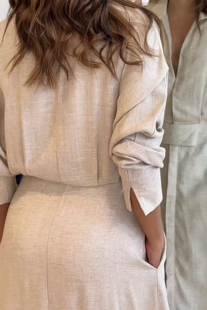 Valéria | Maxi-jurk met V-hals