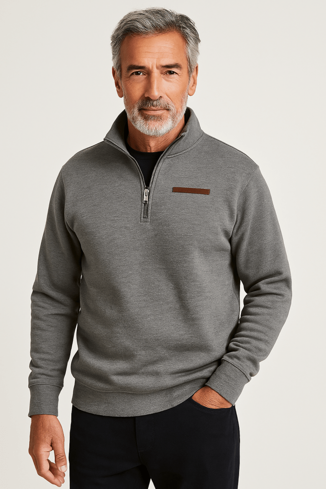 Pieter - Casual fleece sweatshirt