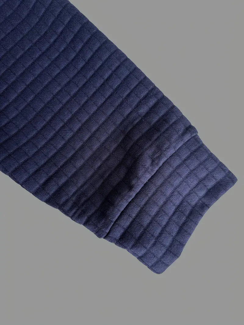 Ethan | Textured polo met zak op de mouw