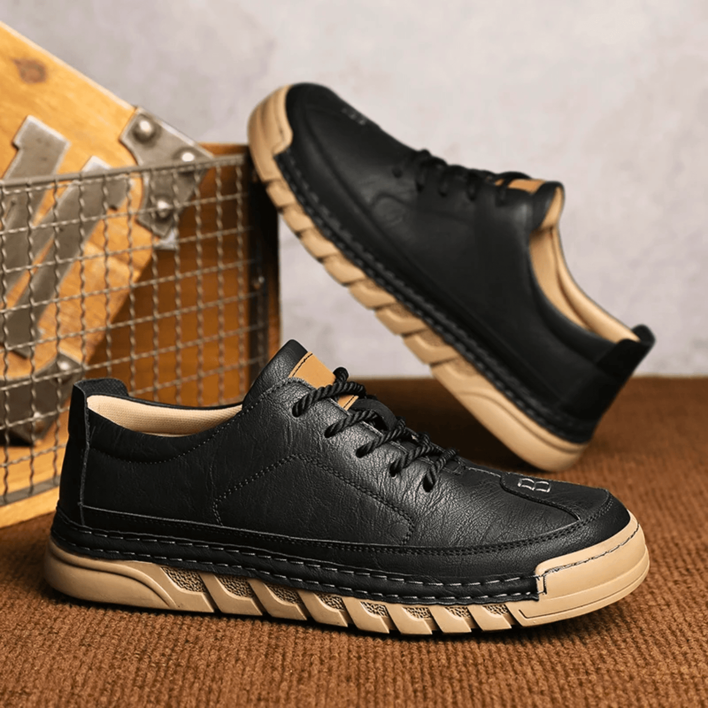 BEXLEY | LEEREN SNEAKER